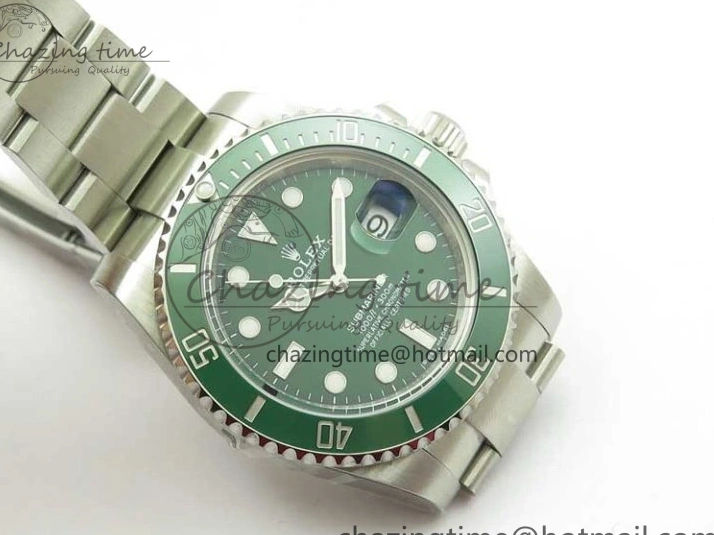 MiroTime 0523 Submariner 116610 LV Green Ceramic ZRF 1:1 Best Edition on SS Bracelet VR3135 (CF Bezel) EasyMatch 2761